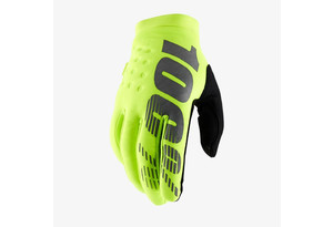 Мотоперчатки подростковые 100% Brisker Youth Glove (Fluo Yellow, M, 2021 (10016-004-05))_0