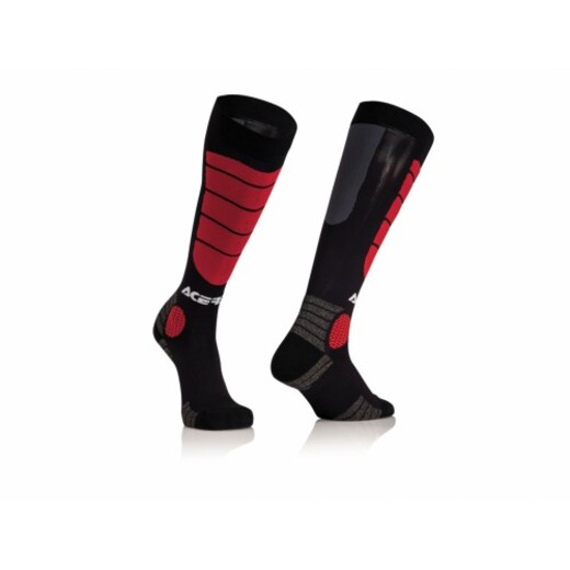 Гольфы кроссовые Acerbis MX IMPACT Black/Red, M/L (р.40-42) pitbikemarket.ru