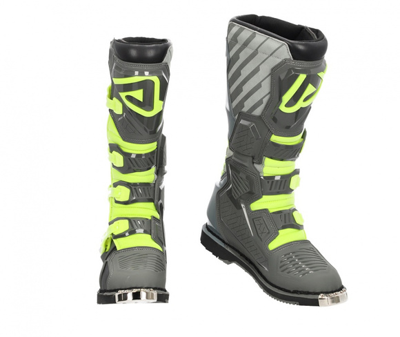 Мотоботы кроссовые Acerbis X-RACE Grey/Yellow, (р.42) pitbikemarket.ru