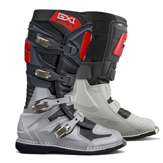 Мотоботы Gaerne GX-1 Evo Anthracite/Grey/Red, 41 pitbikemarket.ru