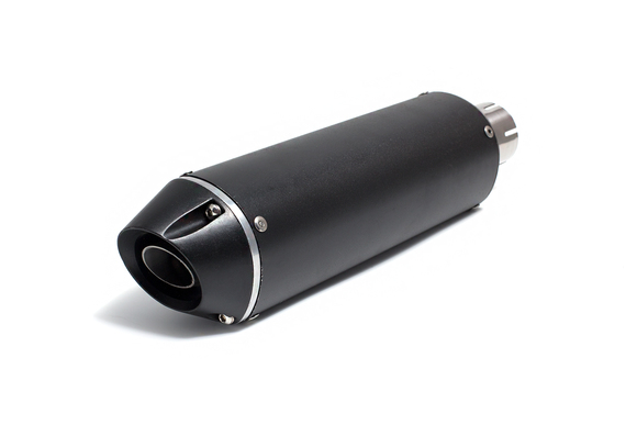 Банка глушителя черная для мотоцикла (уценка) pitbikemarket.ru