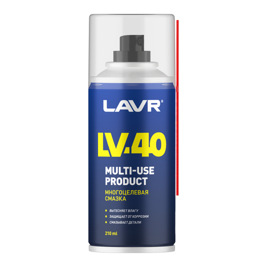 LAVR Многоцелевая смазка LV-40 210 мл (аэрозоль) pitbikemarket.ru