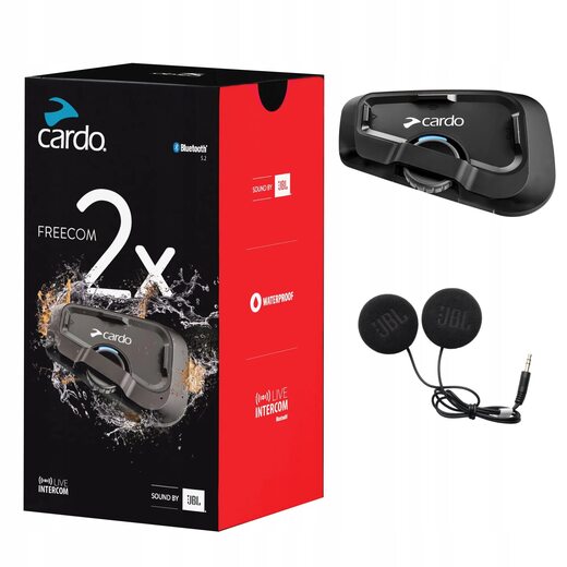 Мотогарнитура CARDO FREECOM 2X SINGLE pitbikemarket.ru